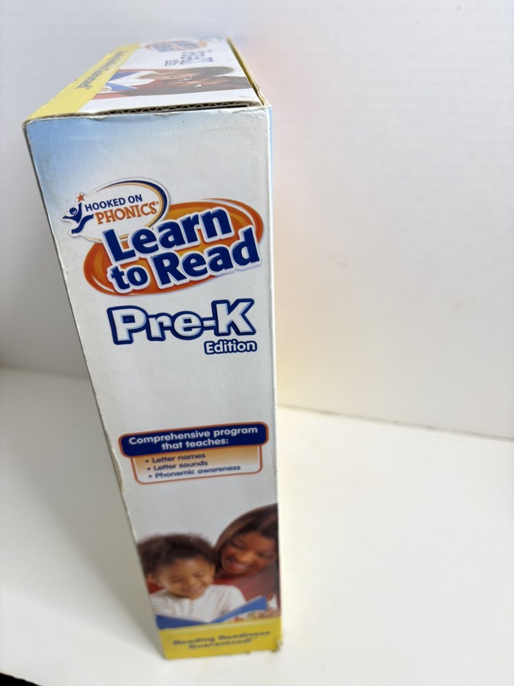 New open box Hooked On Phonics Pre-K Learn to Read Edition Program 3-4 Years
