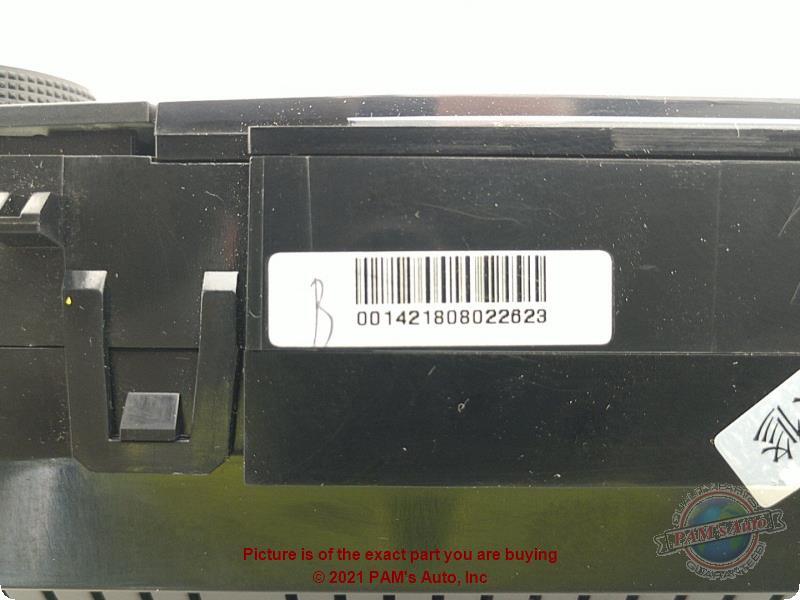 Used A/C Selector Switch fits: 2019 Ford Escape front automatic temperature cont