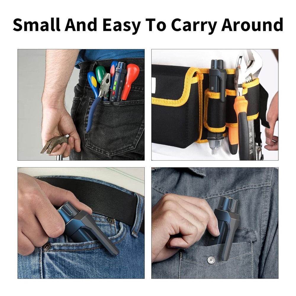 Non-Contact Voltage Tester - Dual Range AC Voltage Tester with Flashlight