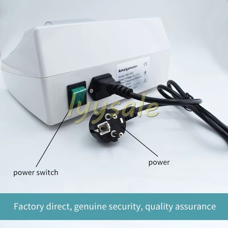 35W Dental Amalgam Capsule Mixer High Speed Lab Amalgamator Consistent Mixing