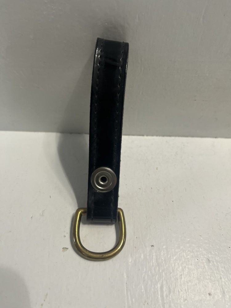 - (2) Leather Strap Handles Baton Bat Belt Holder Repurpose
