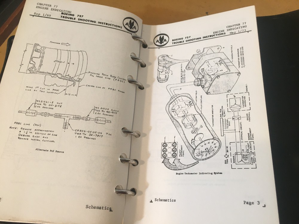 Boeing 727 Trouble-Shooting Instructions Manual