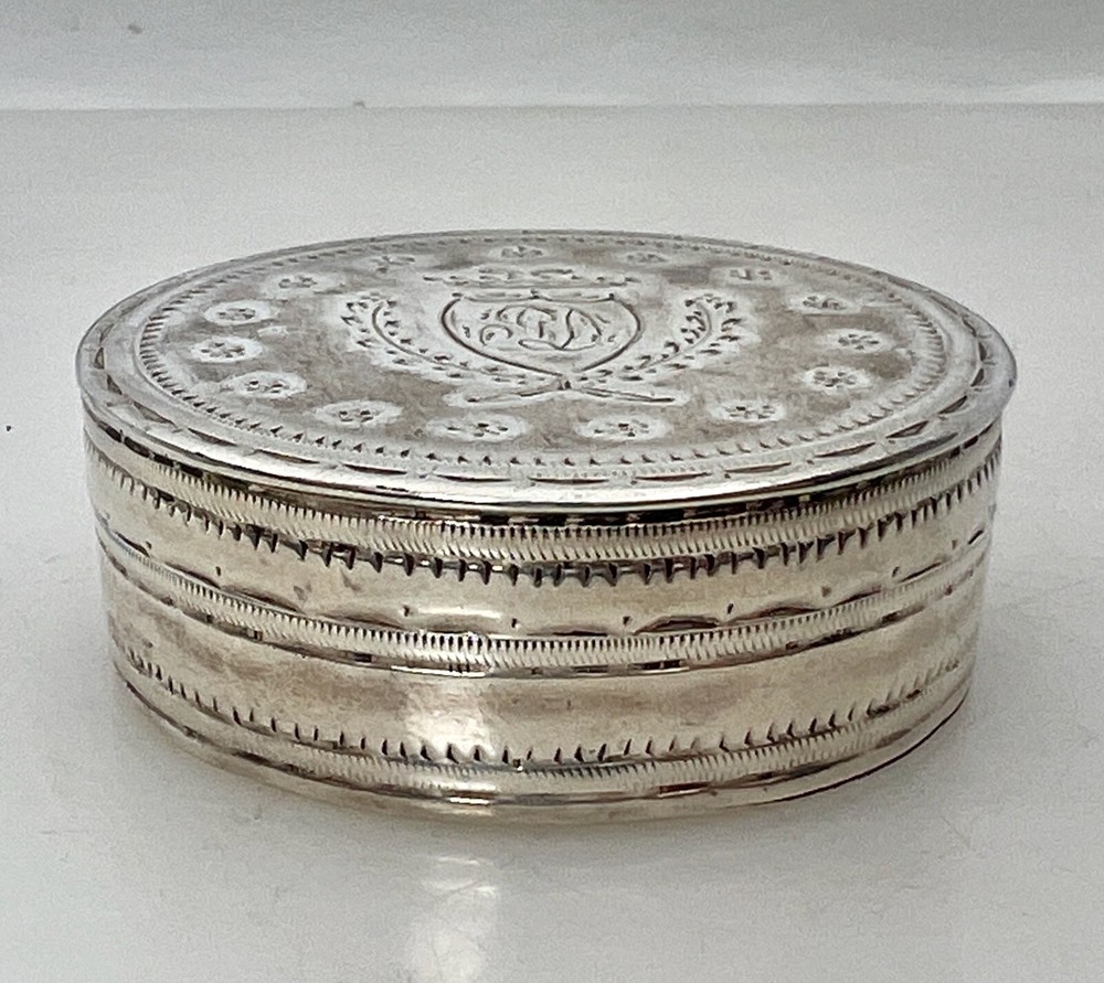 French 1793 Sterling Silver Snuff Box - 95382