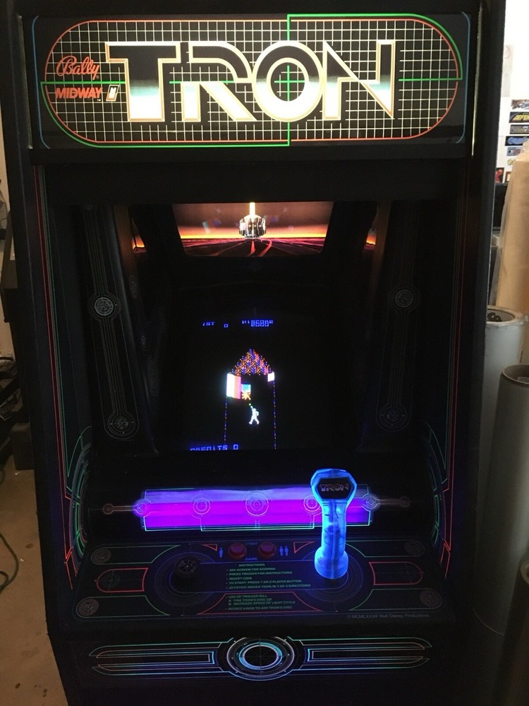 Tron Arcade Translite - Check Pics - Brand New Backlit Artwork