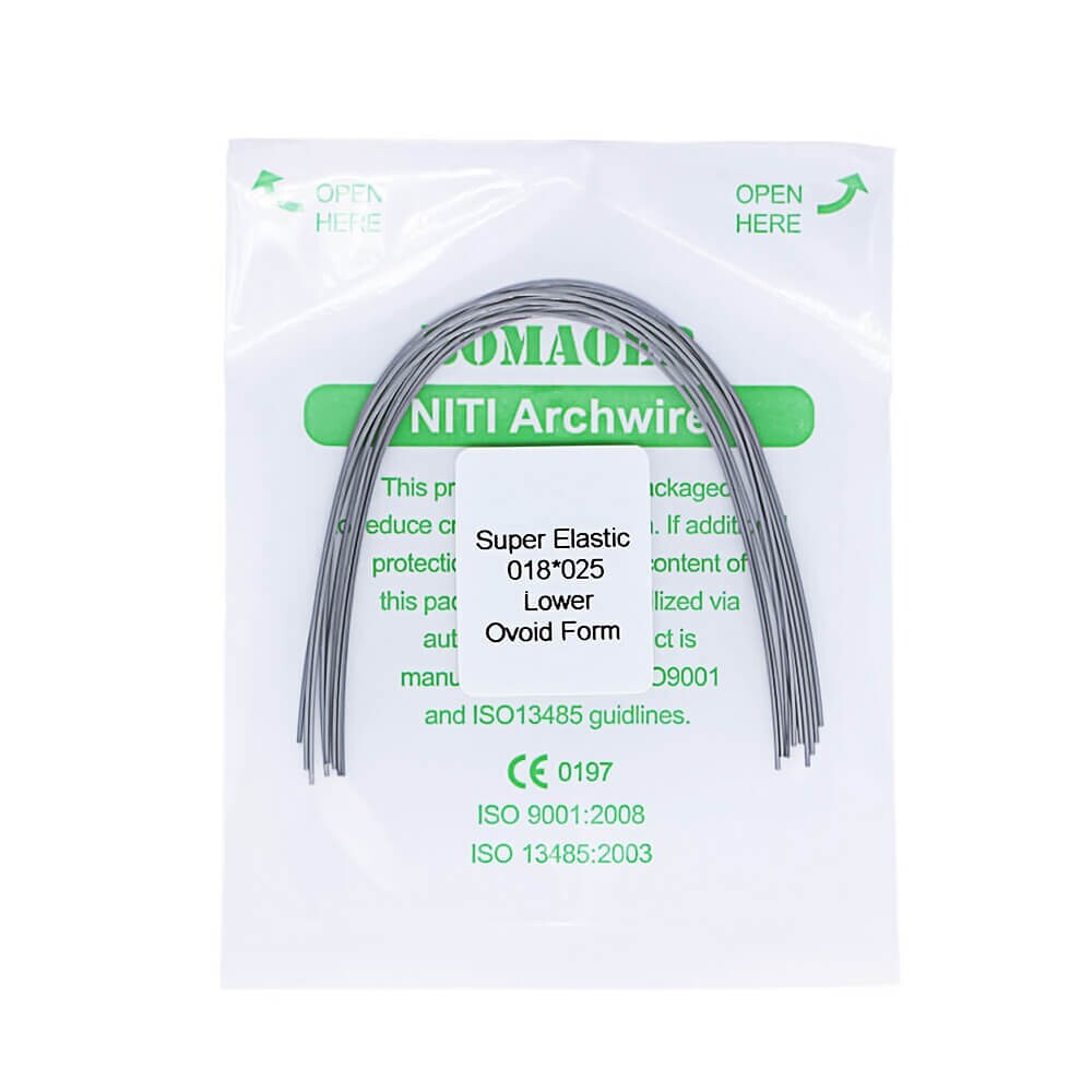 10 Packs Dental Orthodontic Super Elastic Rectangular Arch wires 018×025 Lower