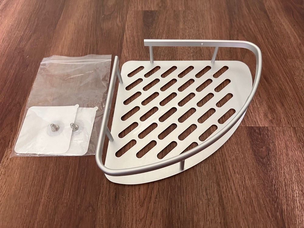 Bathroom Corner Shelf - Aluminum
