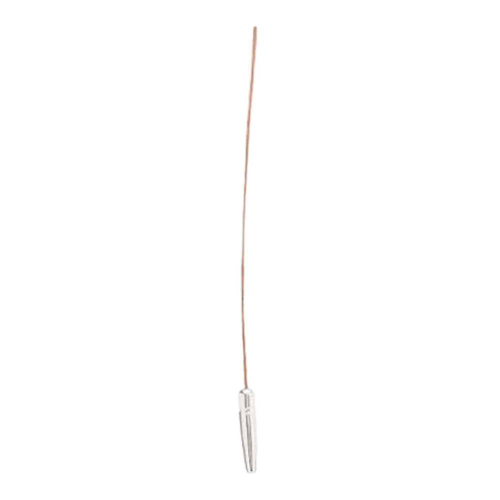 Set of 2 Brown Applicators, 6" (15.2 cm), Triangular Tips, Copper, Premium