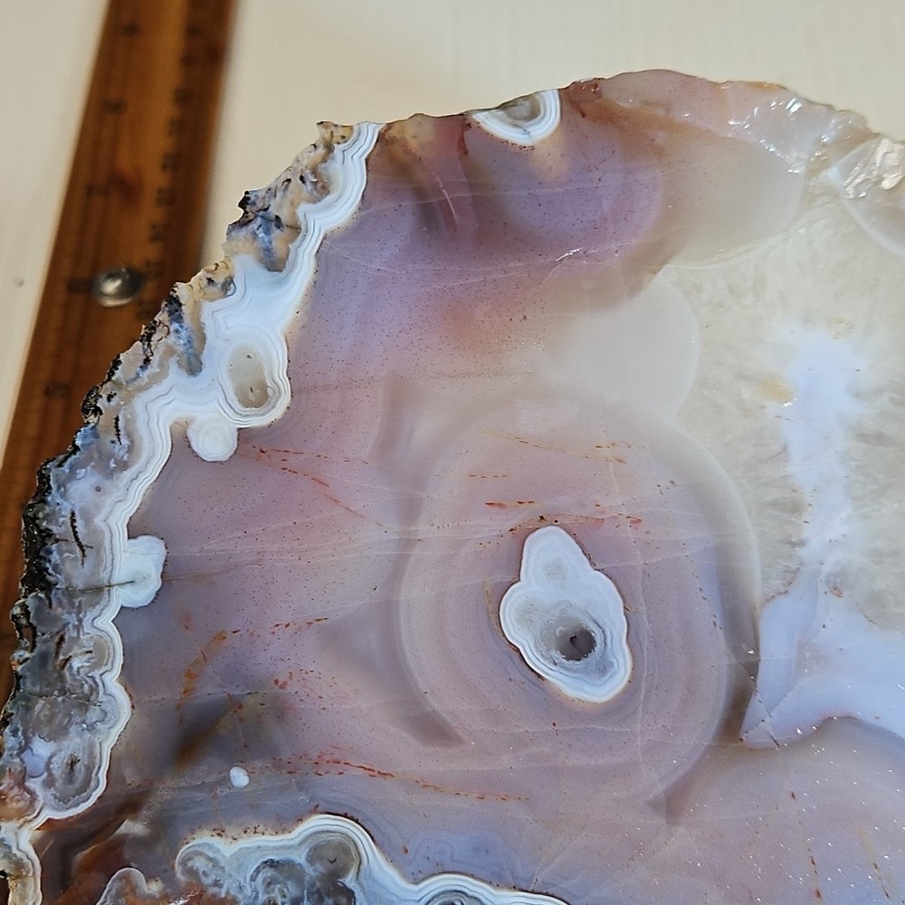 Moroccan Agate , beautiful color and pattern. 2LBS 7.6OZ.