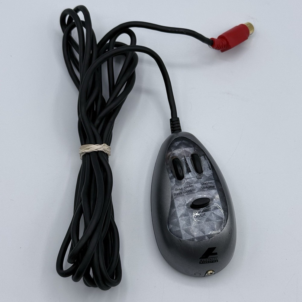 Acoustic Authority Speaker Volume Wired Remote Controller Control Pod 9 Pin