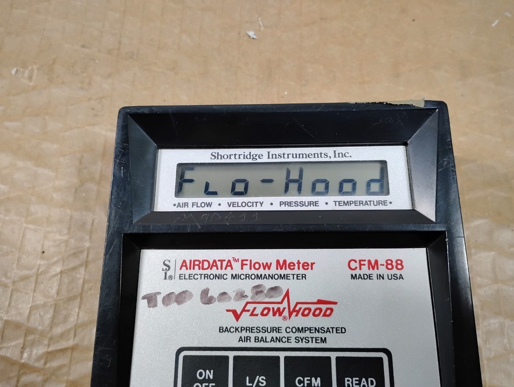 Shortridge Instruments CFM-88 Airdata Flow Meter Electronic Micromanometer