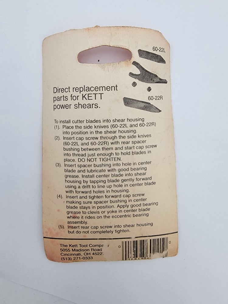 Kett 60-22L Side Knife Left