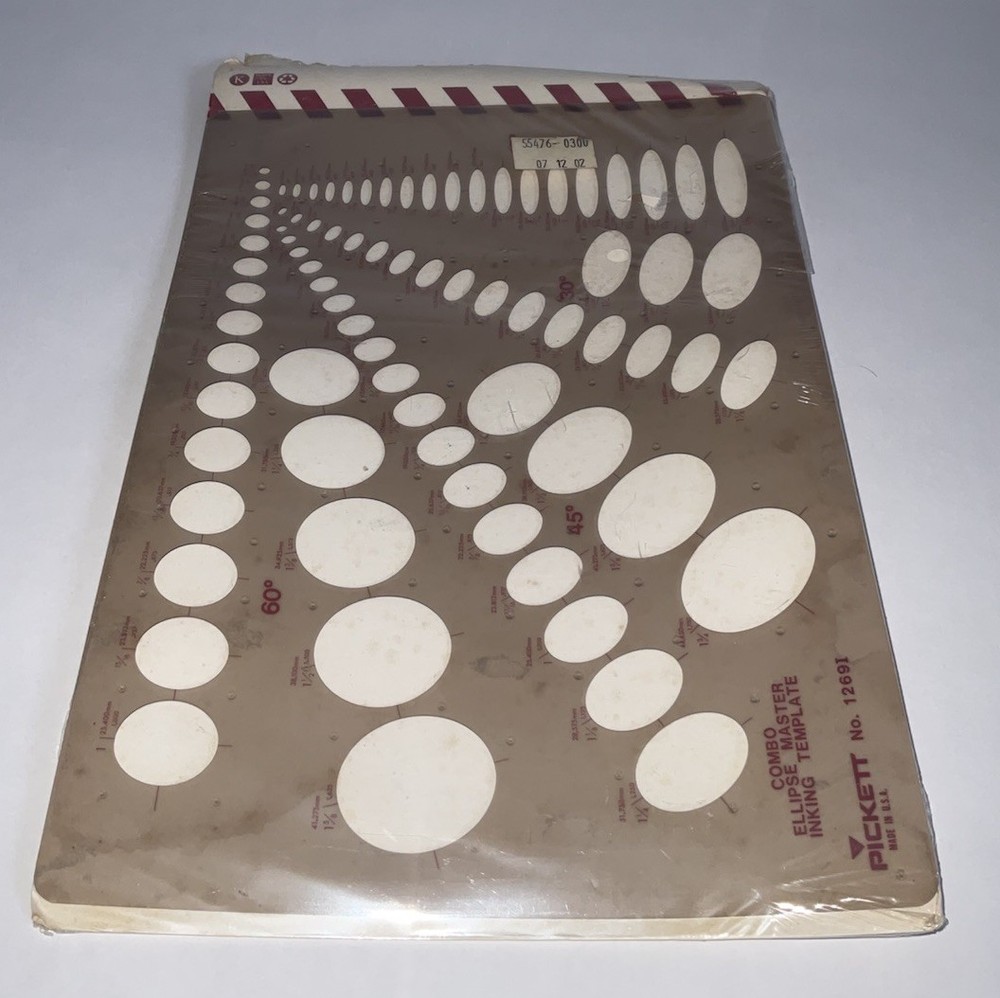 Pickett Combination Ellipse Master Template (1269i)