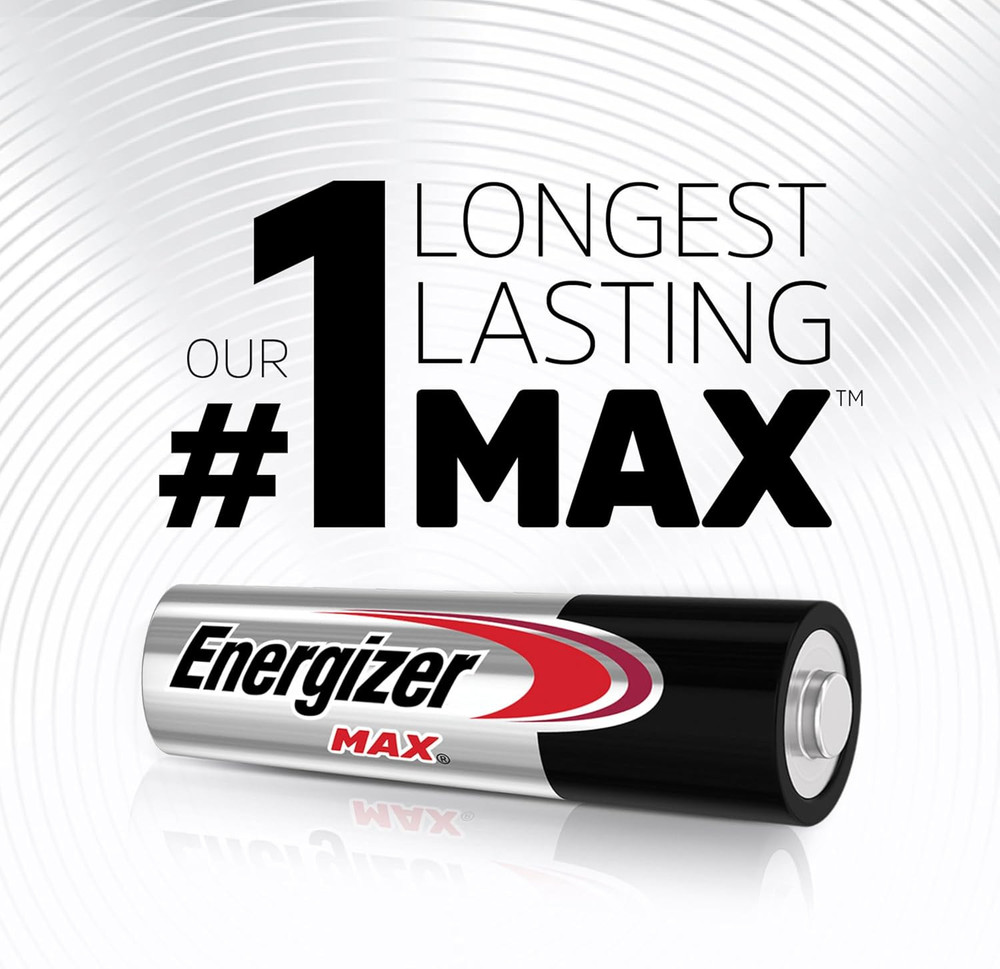 Energizer MAX AA Batteries (16 Pack), Double a Alkaline Batteries
