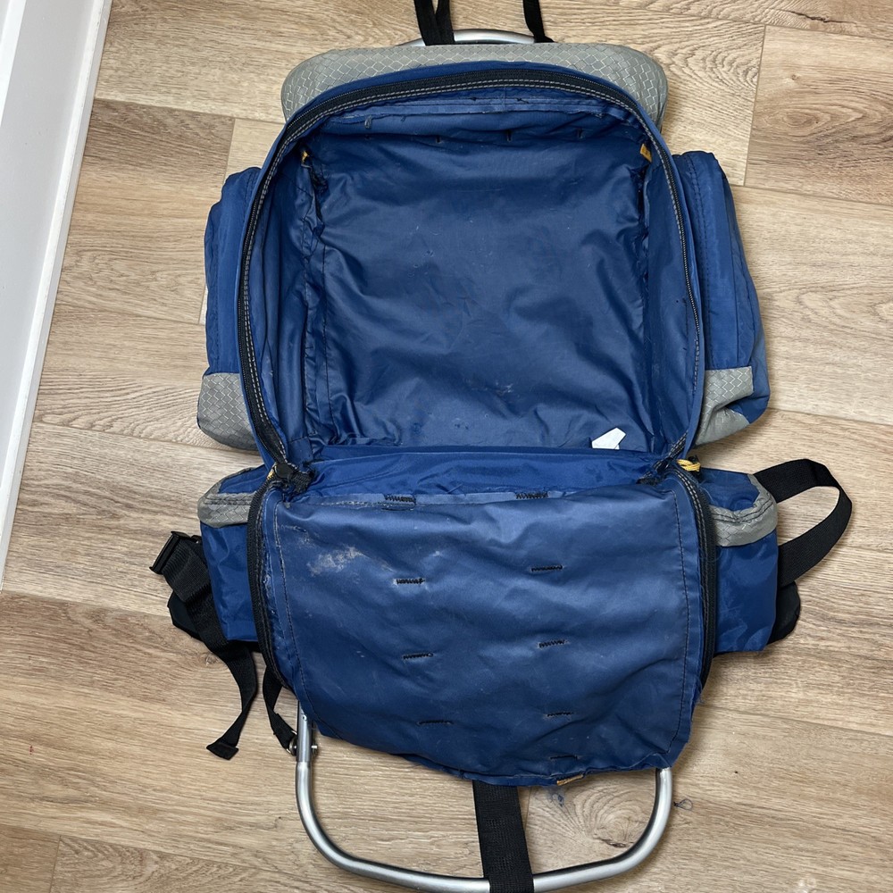 Vintage Jansport Rainier Blue External Frame Hiking Backpack
