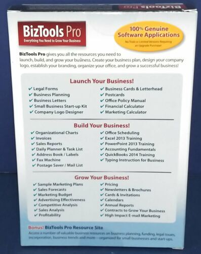 Individual BizTools Pro Software, Version 2, New Sealed