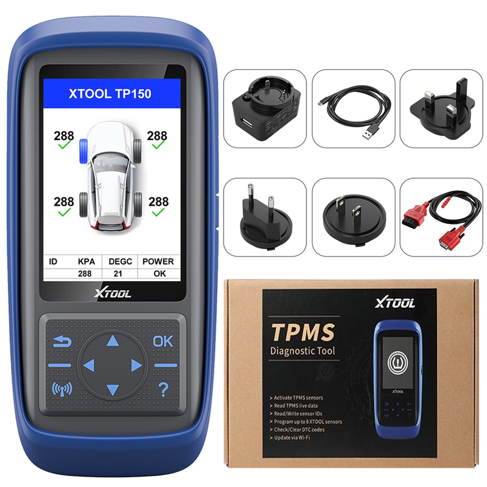 XTOOL NEW TP150 TPMS Programming Tool Universal TPMS Relearn/Reset/Activate 2025