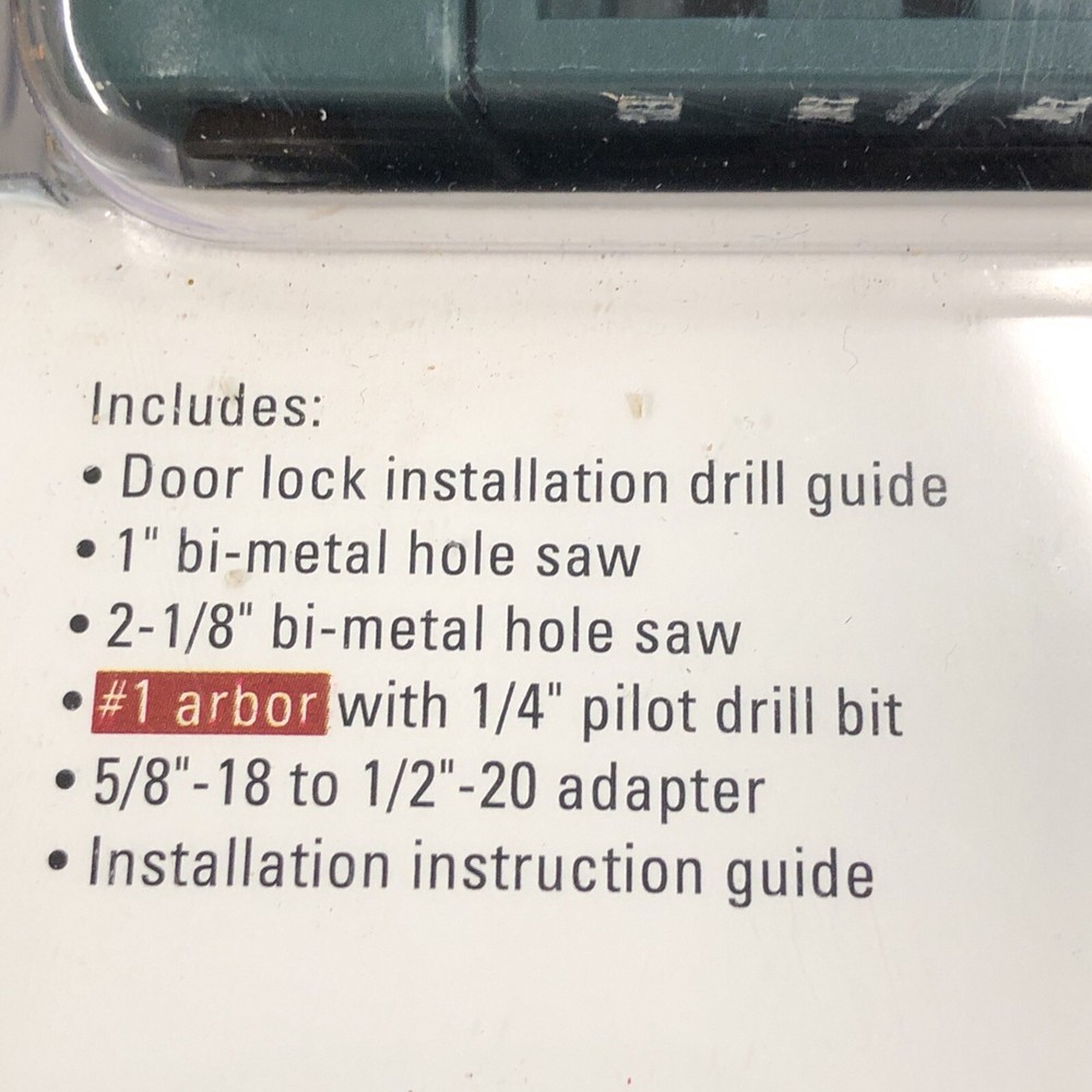 MasterForce Door Lock installation Kit (252-6558)