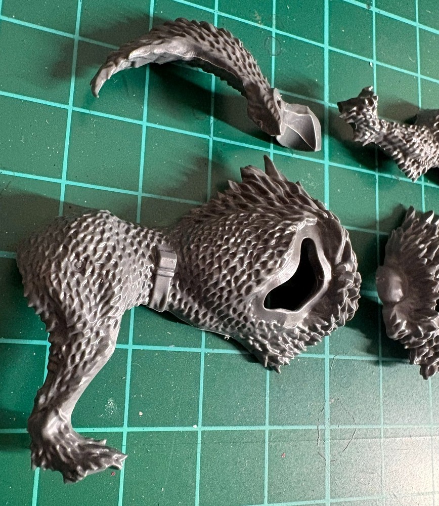 Space Wolves Thunderwolf Cavalry Wolf A | Torso Body Bits Warhammer 40K Kitbash