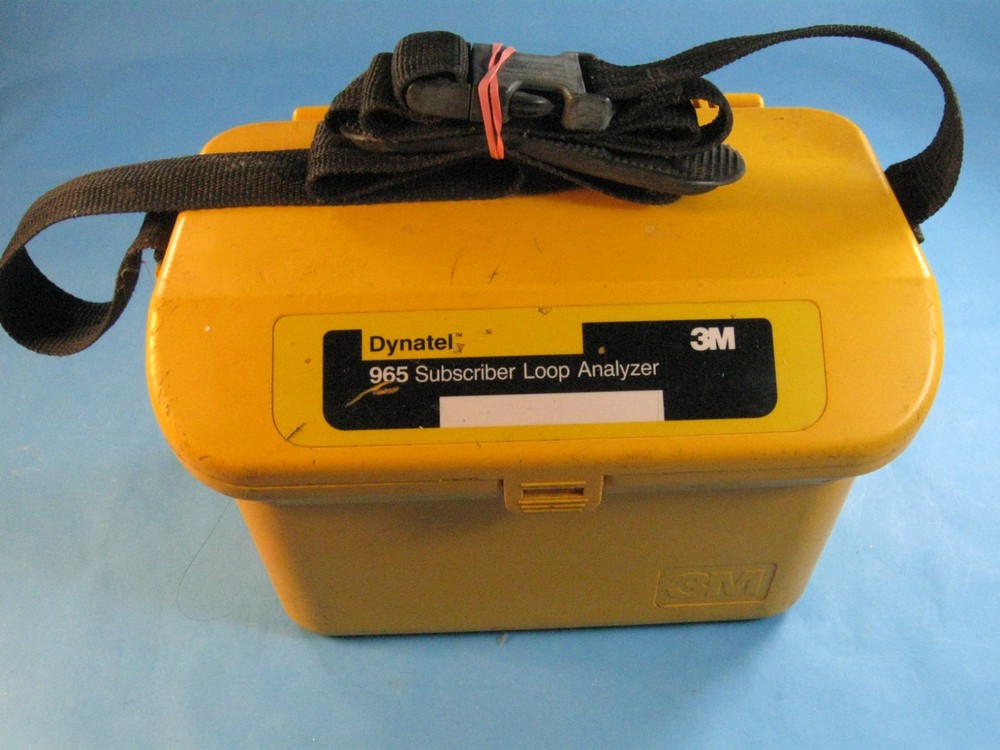 3M Dynatel 965 Subscriber Loop Analyzer & new Batt & 85 page instruction book