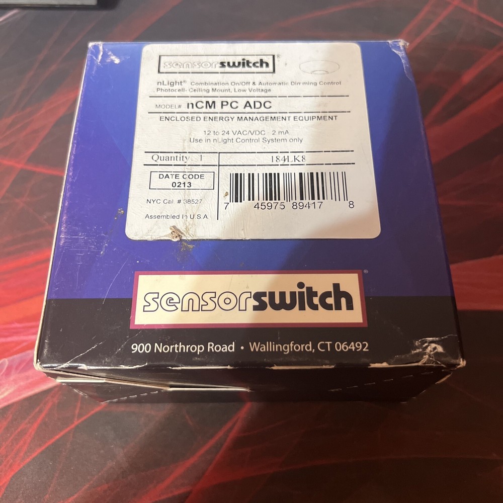 ACUITY SENSOR SWITCH NCM PC ADC Photosensor,Daylight,Automatic