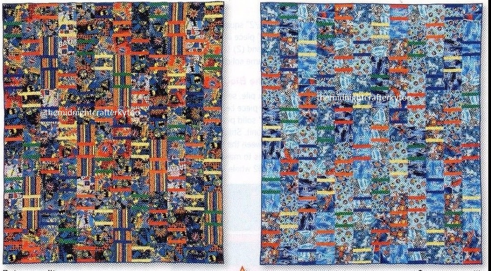 Super Heroes Quilt Pattern Pieced JB