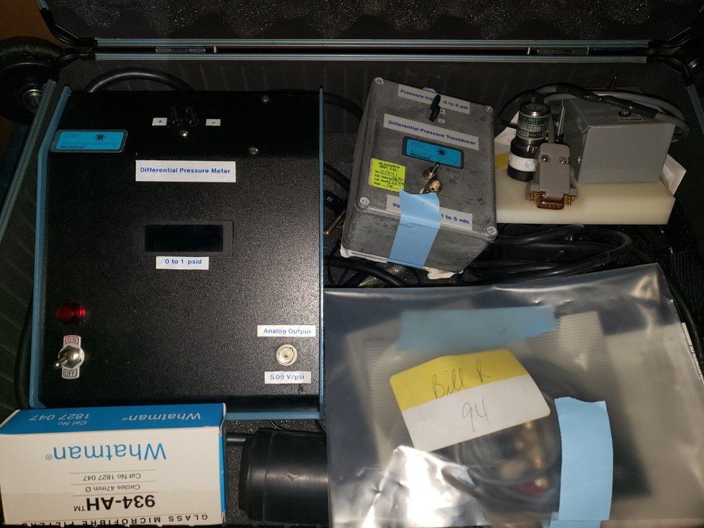 GRI Bioengineering Differential Pressure Meter Kit w/Carry Case