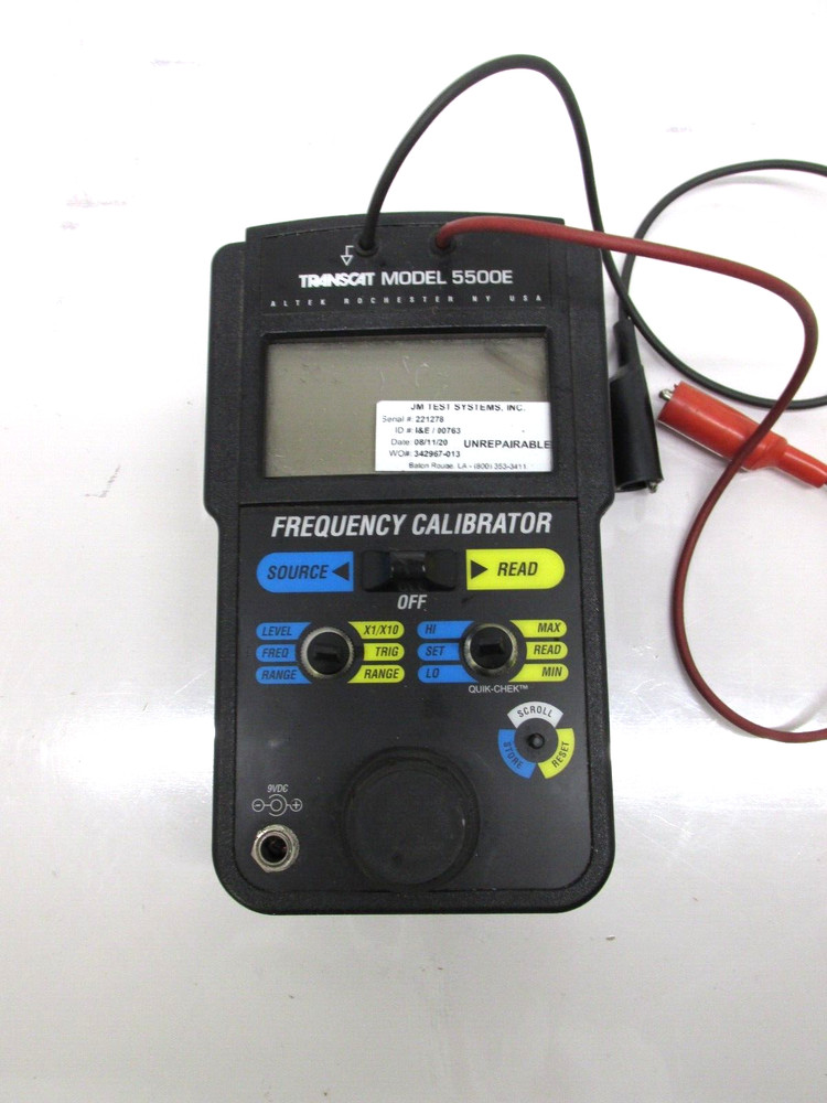 TRANSCAT 5500E FREQUENCY CALIBRATOR (PARTS ONLY) BR