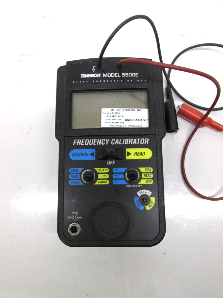 TRANSCAT 5500E FREQUENCY CALIBRATOR (PARTS ONLY) BR