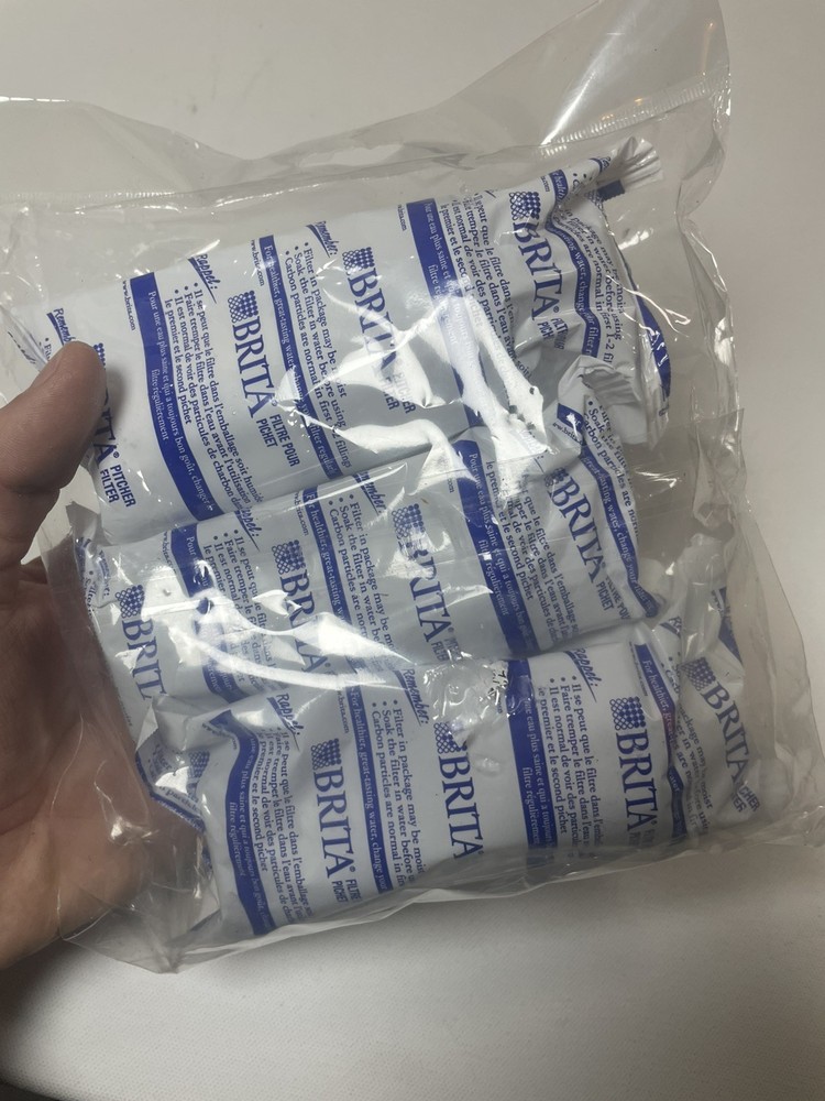 3 PACK NEW BRITA WATER FILTER PITCHER ADVANCED REPLACEMENT FILTERS SEALED