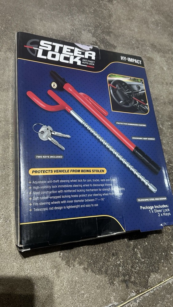 Steer Lock Anti-Theft Auto Lock