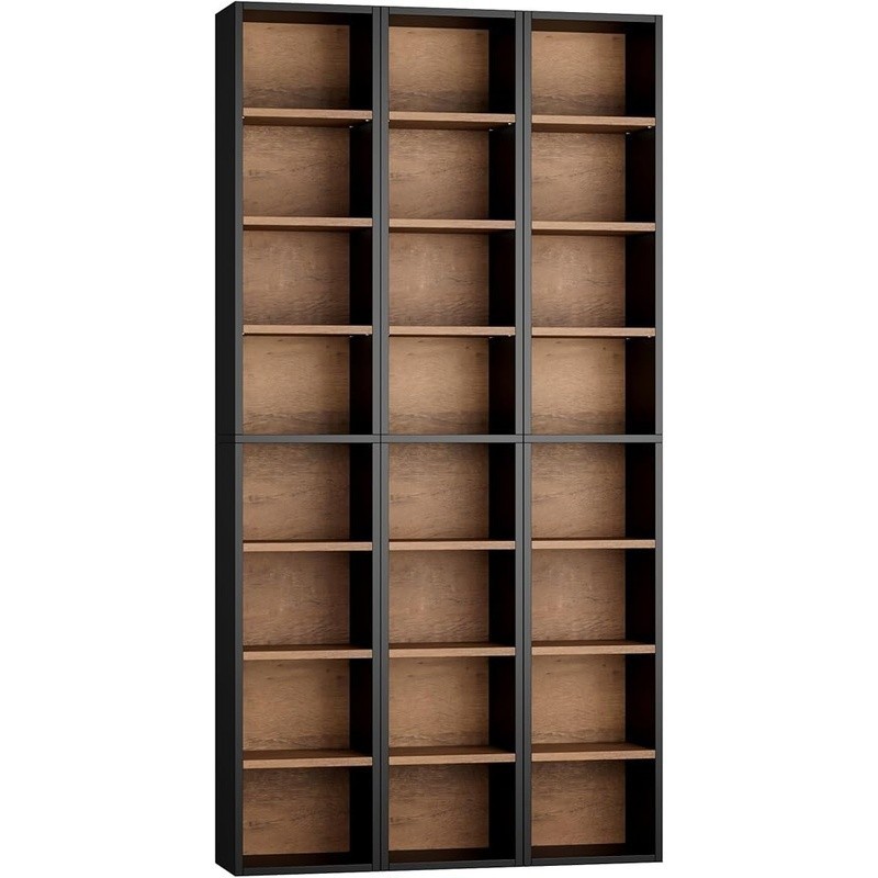 8-Tier Adjustable DVD CD Media Tower Rack Storage Cabinet Display Home Office