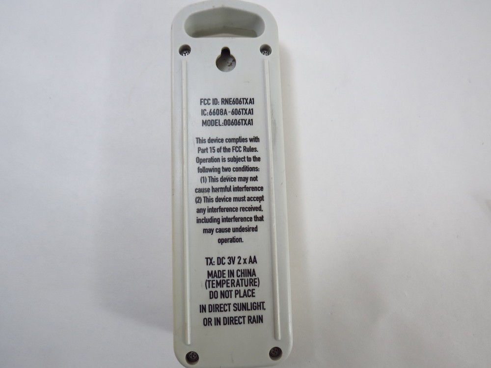 AcuRite Model 00606TXA1 Replacement Outdoor Temperature Sensor, TESTED WORKING