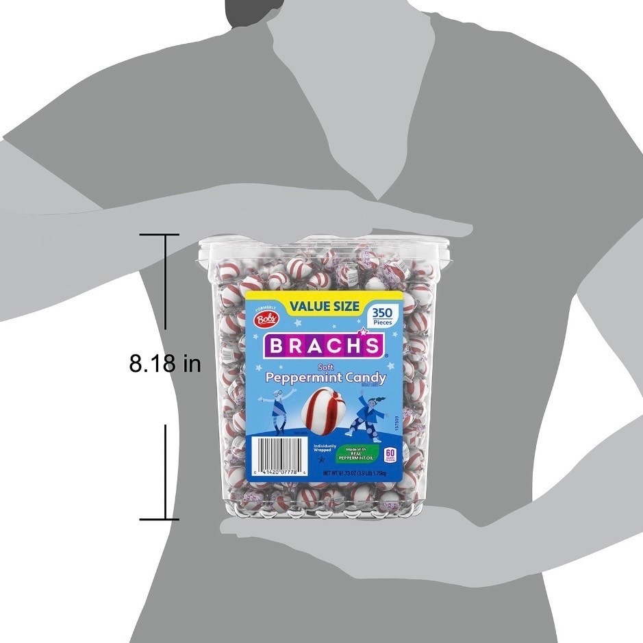 Brach's Soft Peppermint Candies 350 pcs