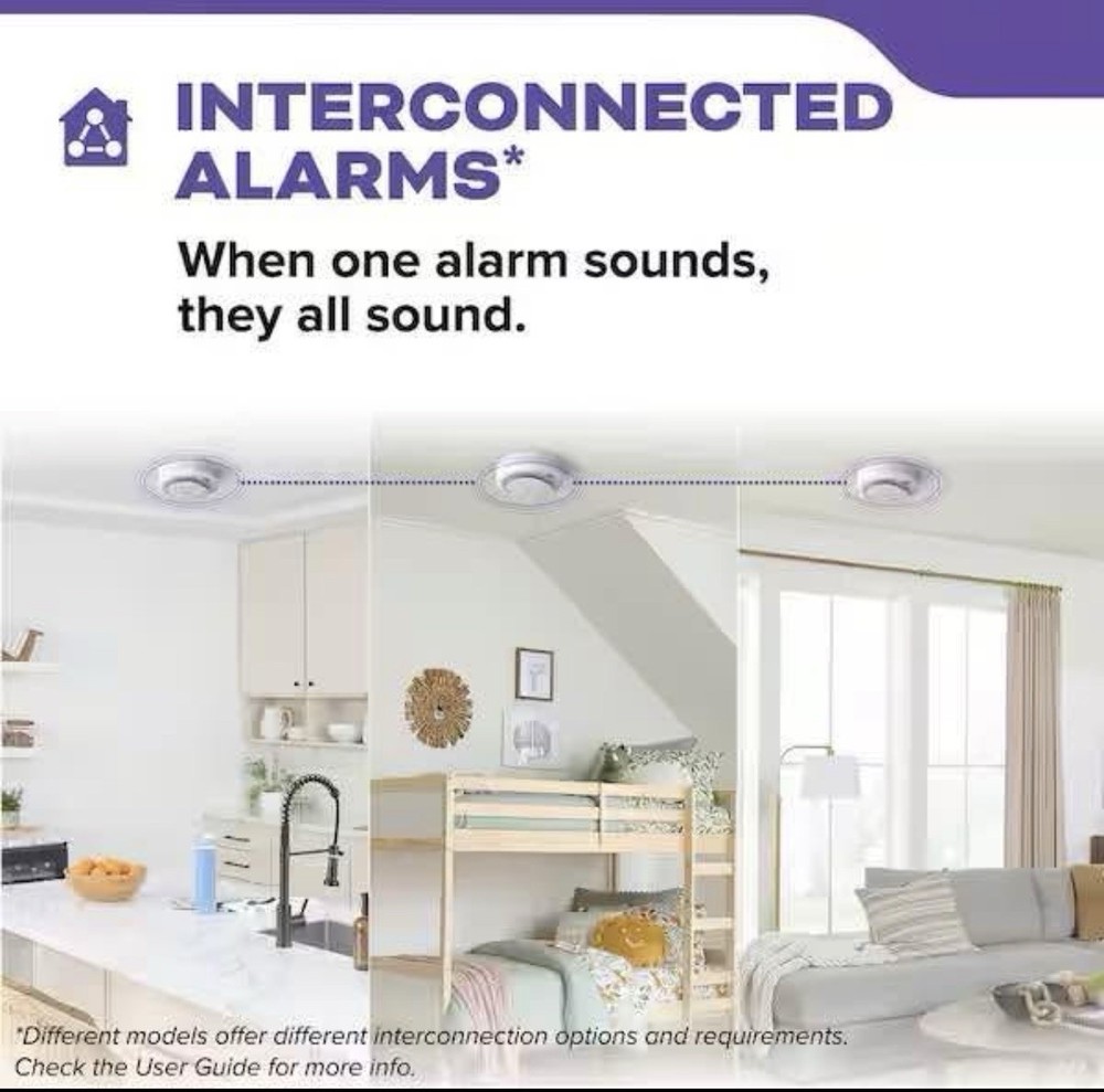 Kidde Smoke & Carbon Monoxide Detector Hardwired, Battery Backup, Interconnected