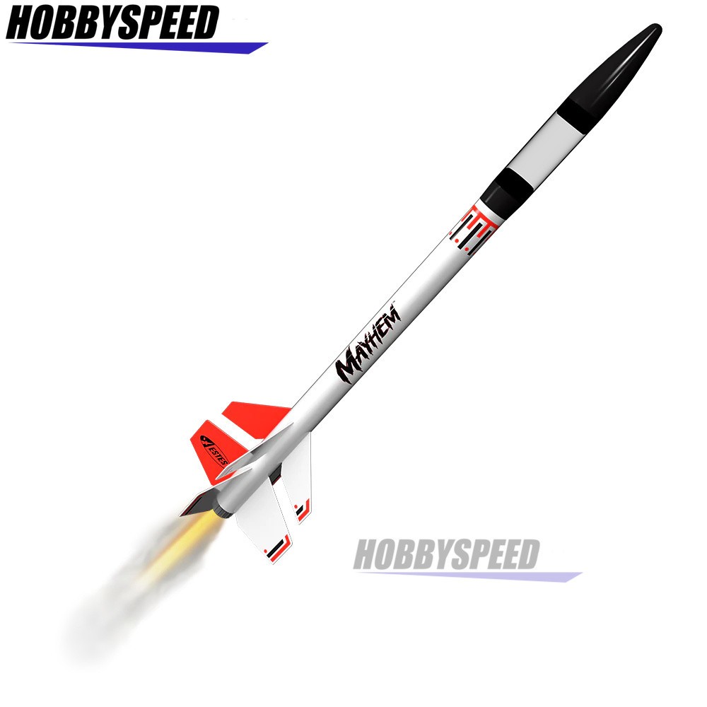 ESTES MAYHEM ADVANCED FLYING MODEL ROCKET KIT launch nasa space EST1320 NEW