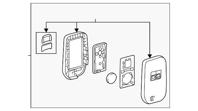 Genuine Toyota Transmitter Sub-Assembly 8990H-12640