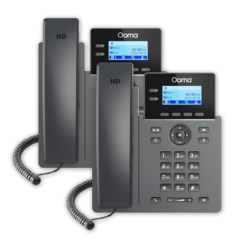 2-Pack Provisioned 2602 Office IP Desk Phones for use with Office Cloud