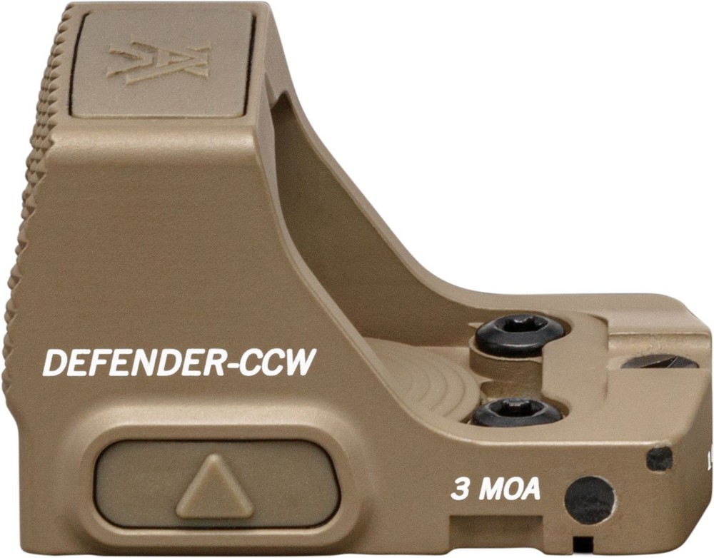 Vortex Defender-CCW 3 MOA Tan Micro Red Dot Sight (DFCCW-MRD3-T)