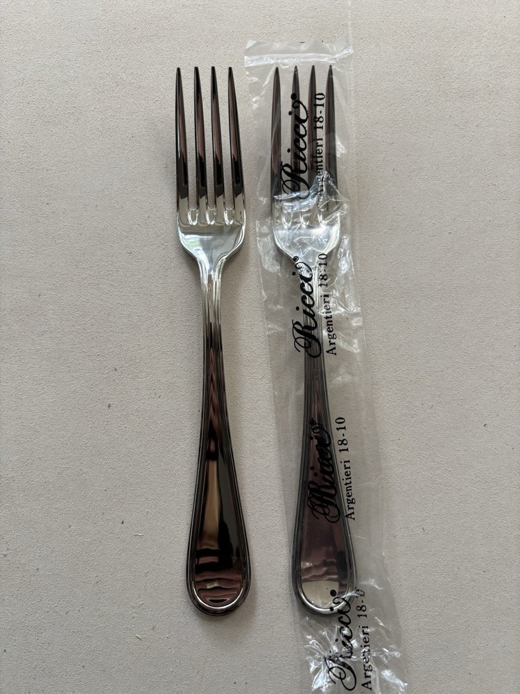 Ricci ASCOT - 2 dinner/place forks 8" NEW