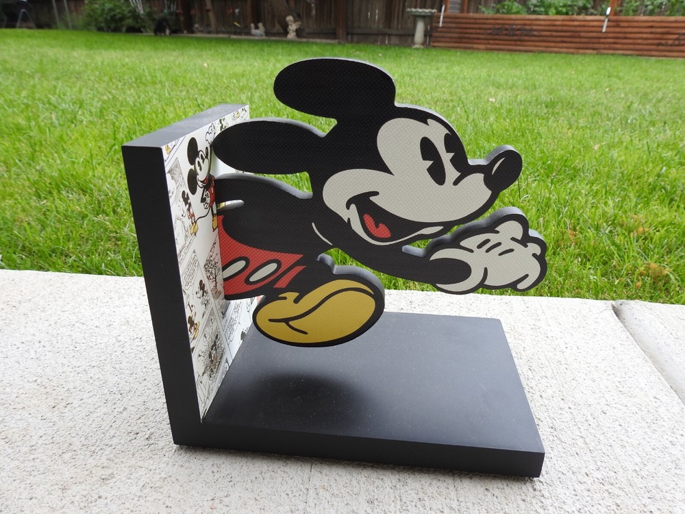 Hallmark Disney Mickey Mouse Comic Strip Bookends NEW