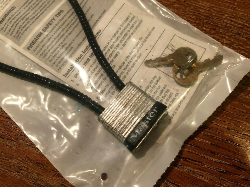 Master Lock brand Gun Cable Lock