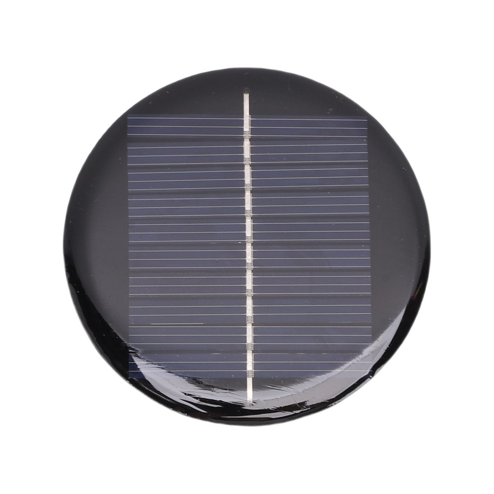 5pcs Round Monocrystalline Silicon Solar Panel For Small Devices PWJM