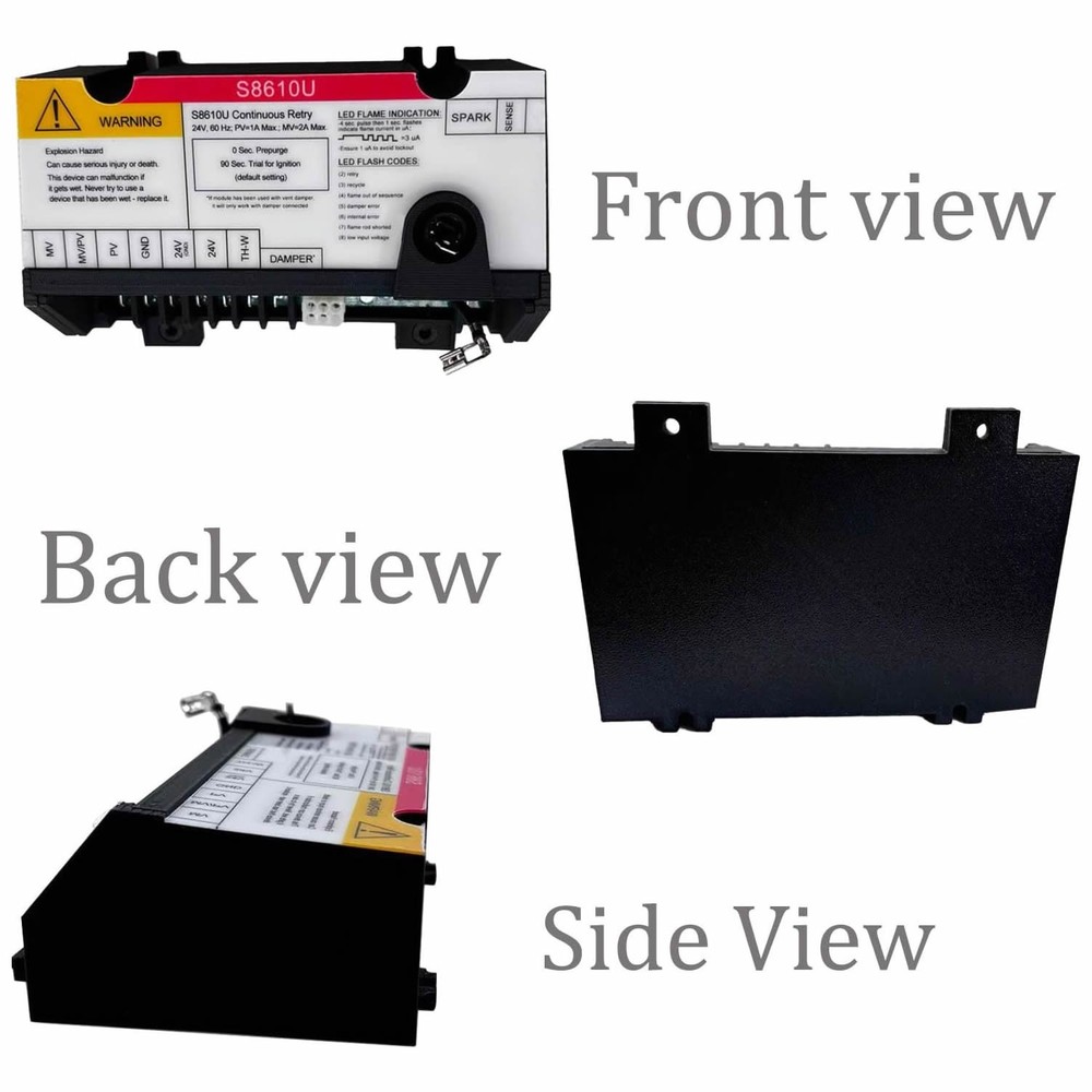 For S8610U Universal Intermittent Pilot Ignition Control Module S8610U3009