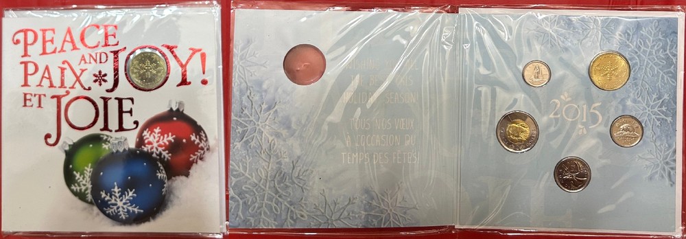 2015 Canada Holiday Set Sealed in Folder