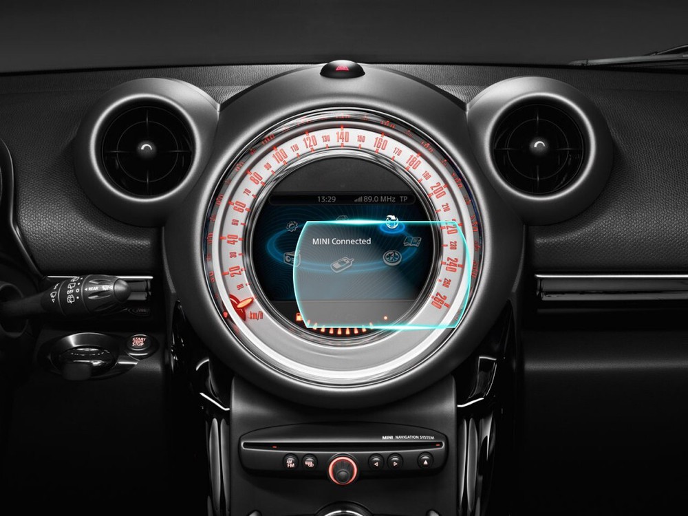 Crystal Clear Screen Protector for 2011 Mini Countrymen Vehicle Navigation