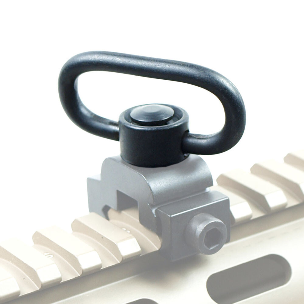 2 PCS Push Button Quick Detach QD Sling Swivel Adapter Attachment Point