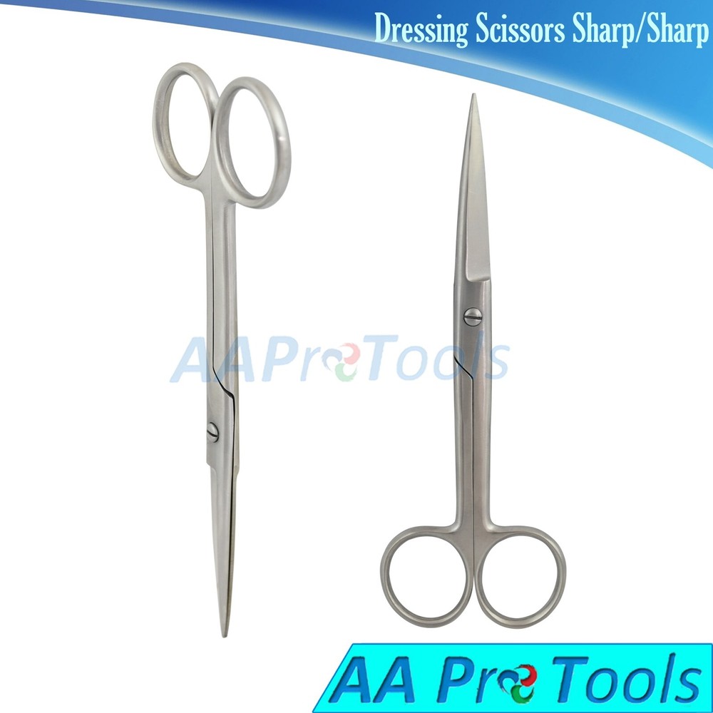 Dressing Nursing Surgical Scissors Sharp / Sharp Straight Operating Scissor 14cm
