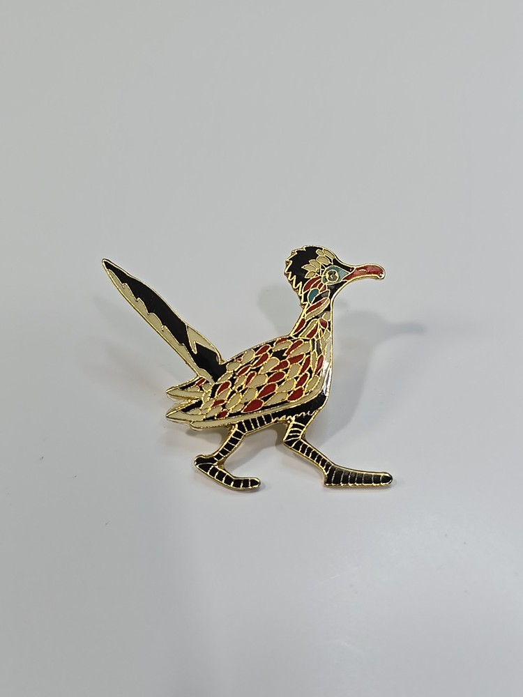 Road Runner Bird Lapel Pin Large Size