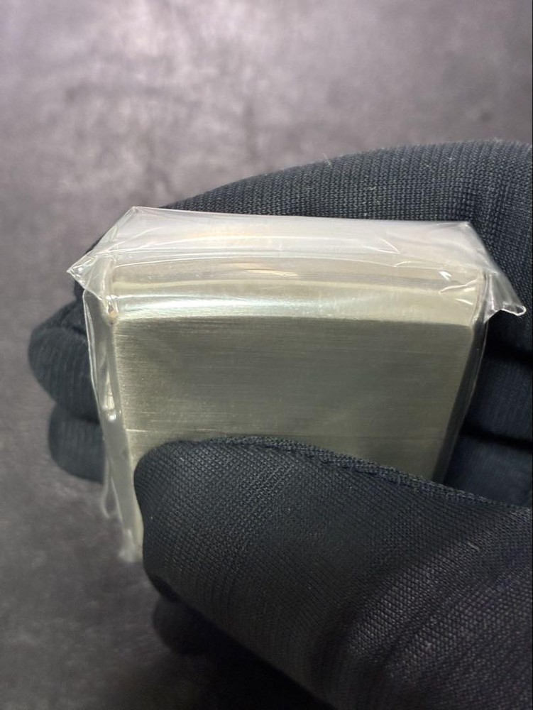 Zippo Deep Impact 3D Metal Silver Etching One Sided Processing Lighter Regular