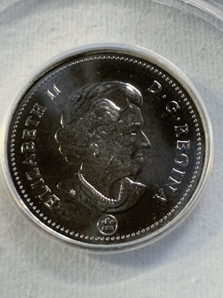 2013 Canada 25 Cents Graded MS 69 by ANACS